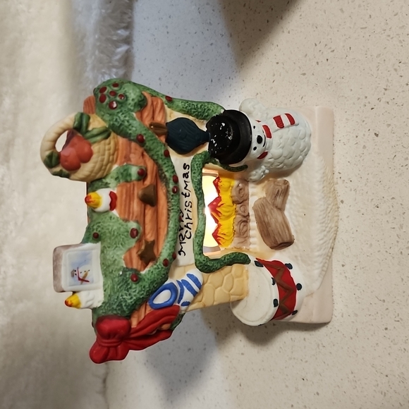 Vintage Porcelain Fireplace Candle holder - Picture 9 of 16